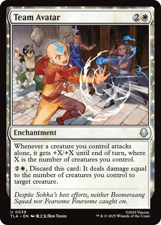 Team Avatar (38) (Foil) [Avatar: The Last Airbender]