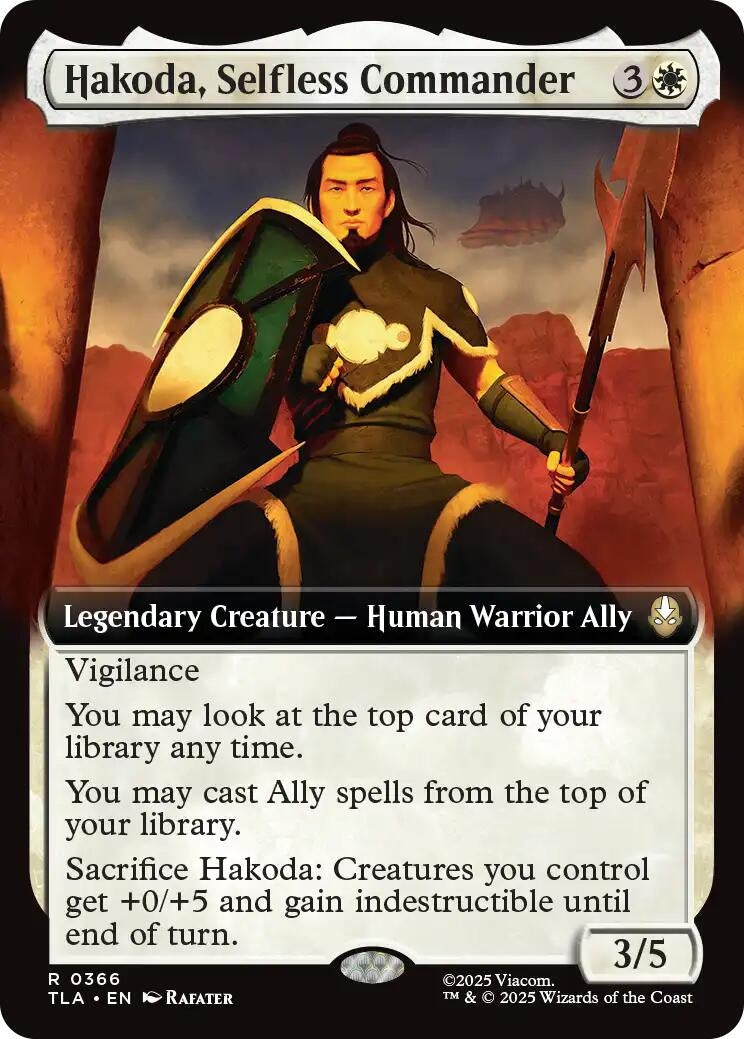 Hakoda. Selfless Commander (Extended Art) (366) [Avatar: The Last Airbender]