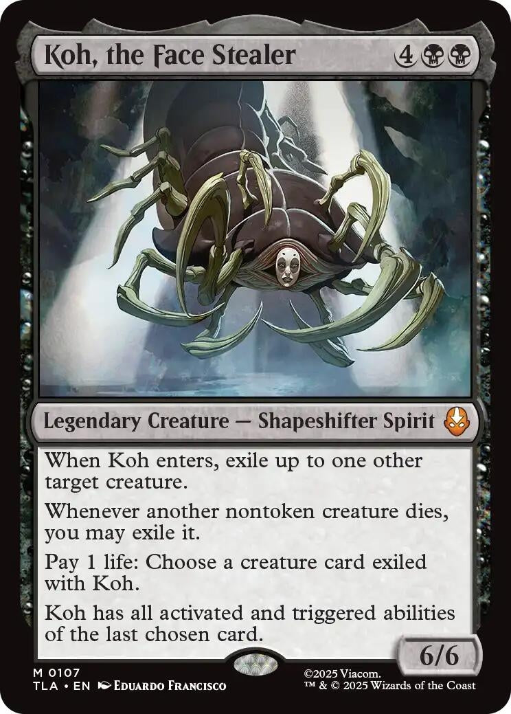 Koh. the Face Stealer (107) (Foil) [Avatar: The Last Airbender]
