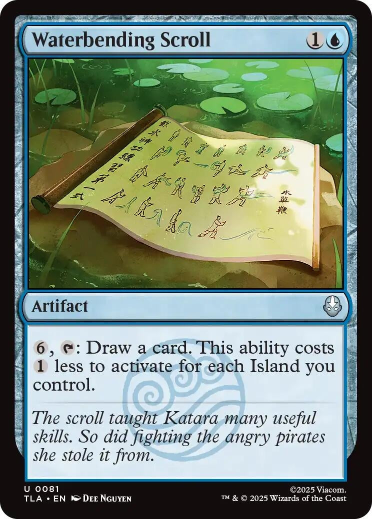 Waterbending Scroll (81) (Foil) [Avatar: The Last Airbender]