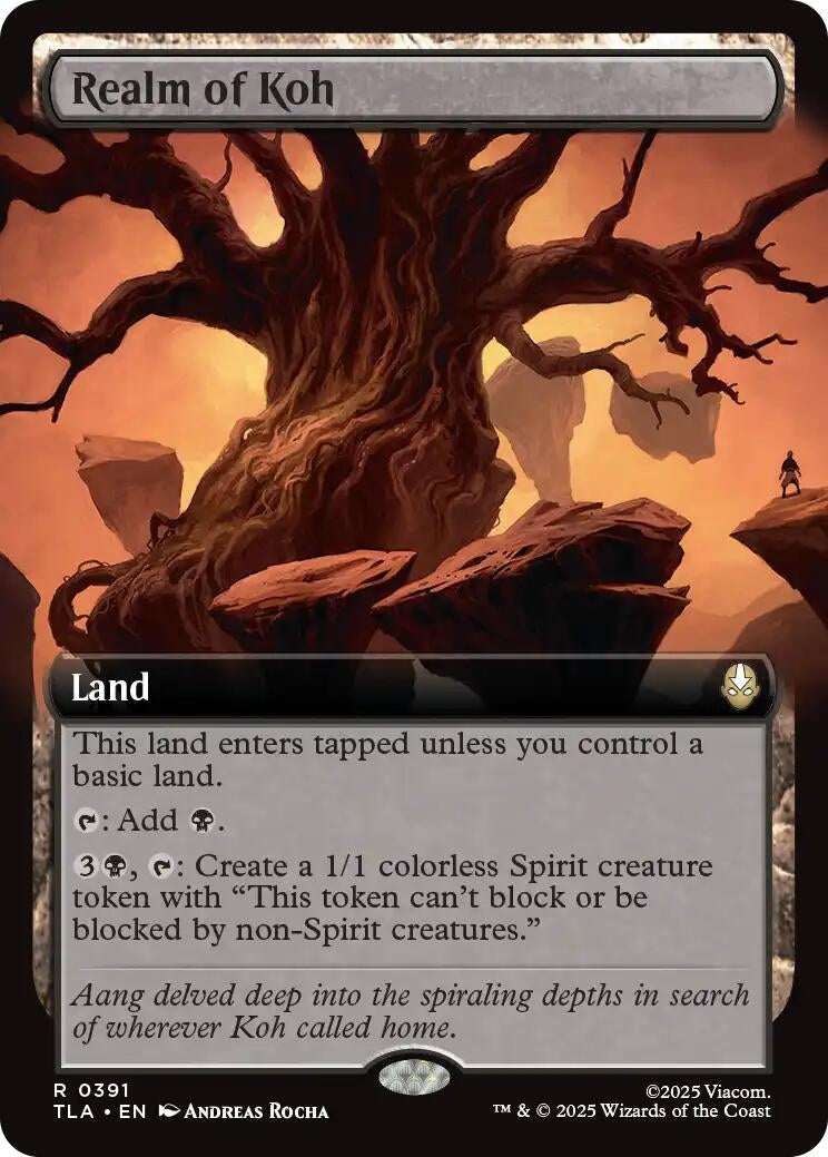 Realm of Koh (Extended Art) (391) (Foil) [Avatar: The Last Airbender]