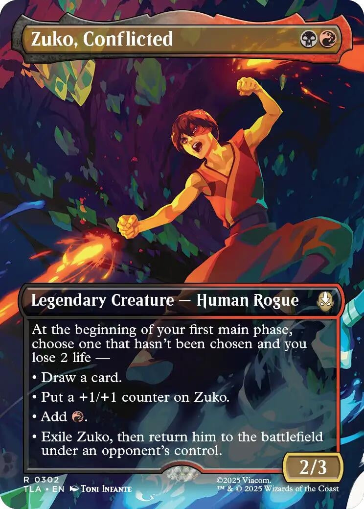 Zuko. Conflicted (Borderless) (302) [Avatar: The Last Airbender]