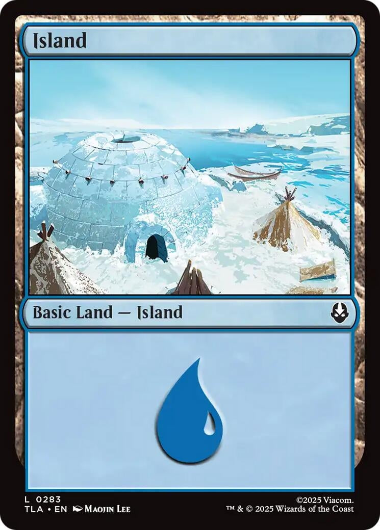 Island (0283) (283) (Foil) [Avatar: The Last Airbender]